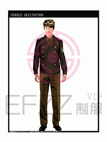 夾克裝保安制服設(shè)計(jì)圖317