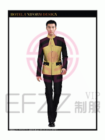 酒店門童制服設計圖750