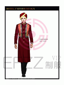 酒店門(mén)童制服設(shè)計(jì)圖759