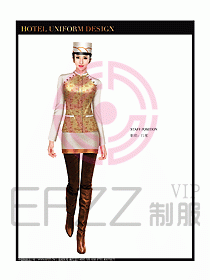 酒店行李生制服設(shè)計圖764