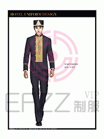 酒店行李生制服設計圖768