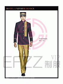酒店行李生制服設(shè)計圖766