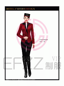 酒店行李生制服設(shè)計圖773