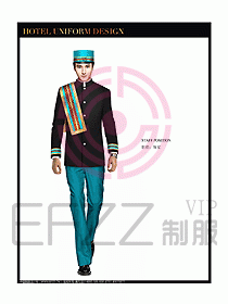 酒店行李生制服設(shè)計圖785
