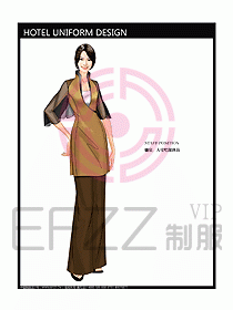 桑拿水療咨客制服設計圖270