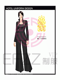 桑拿水療咨客制服設(shè)計圖272