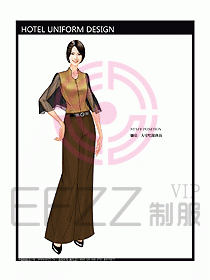 桑拿水療咨客制服設(shè)計圖271