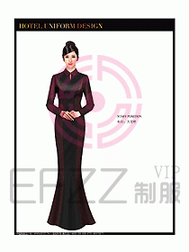 桑拿水療咨客制服設(shè)計(jì)圖277