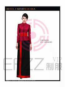 桑拿水療咨客制服設(shè)計(jì)圖283