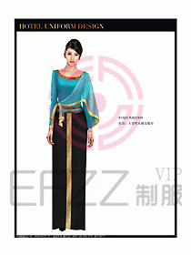 桑拿水療咨客制服設(shè)計(jì)圖282