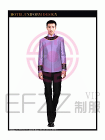 酒店中餐服務(wù)員制服設(shè)計圖1281