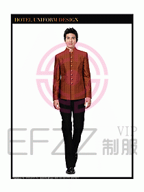 酒店中餐服務員制服設計圖1291