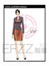 酒店大堂制服設(shè)計(jì)圖498