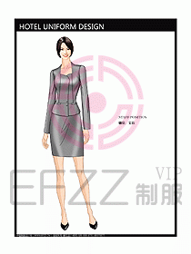 酒店大堂制服設(shè)計(jì)圖526