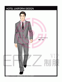 酒店大堂制服設(shè)計圖527