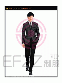 酒店大堂制服設計圖567