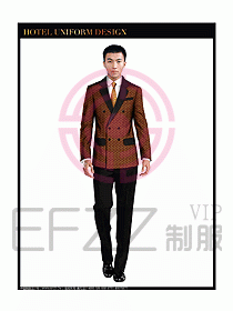 酒店大堂制服設計圖573