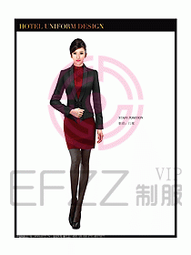 酒店大堂制服設(shè)計圖596