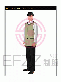 客房服務員制服設計圖360