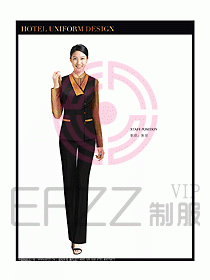 客房服務(wù)員制服設(shè)計(jì)圖375