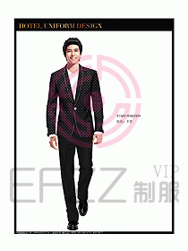 總臺(tái)收銀接待制服設(shè)計(jì)圖165