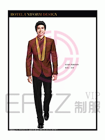 總臺(tái)收銀接待制服設(shè)計(jì)圖169