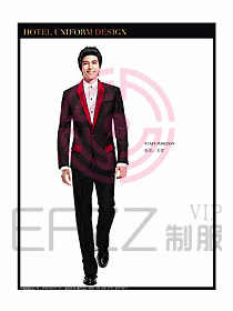 總臺(tái)收銀接待制服設(shè)計(jì)圖167