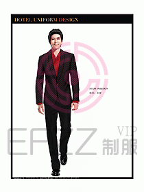 總臺(tái)收銀接待制服設(shè)計(jì)圖171