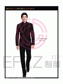 總臺收銀接待制服設(shè)計圖175