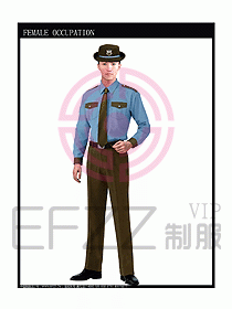 長(zhǎng)袖保安服制服設(shè)計(jì)圖276