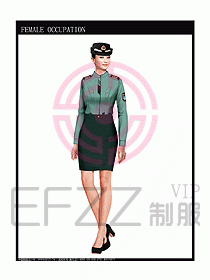 長袖保安服制服設(shè)計(jì)圖354