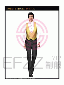 酒店西餐服務(wù)生制服設(shè)計圖786