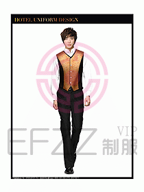 酒店西餐服務(wù)生制服設(shè)計圖790