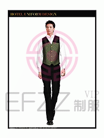 酒店西餐服務(wù)生制服設(shè)計(jì)圖792