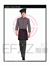 快餐廳制服設計圖044