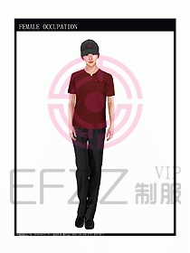 快餐廳制服設(shè)計圖063
