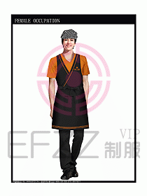快餐廳制服設(shè)計圖072