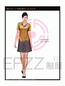 水區(qū)更衣服務員制服設計圖129