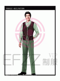 快餐服務(wù)生制服設(shè)計圖075