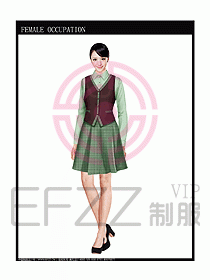 快餐服務(wù)生制服設(shè)計(jì)圖073