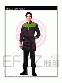 快餐服務(wù)生制服設(shè)計(jì)圖087