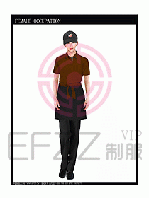 快餐服務(wù)生制服設(shè)計(jì)圖106