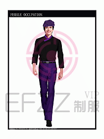 快餐服務(wù)生制服設(shè)計(jì)圖115