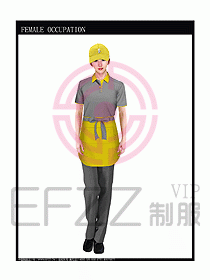 快餐服務(wù)生制服設(shè)計圖130