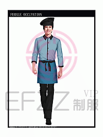 快餐服務(wù)生制服設(shè)計(jì)圖136