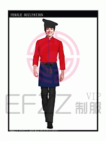 快餐服務(wù)生制服設(shè)計圖155