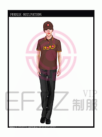 快餐服務(wù)生制服設(shè)計(jì)圖158