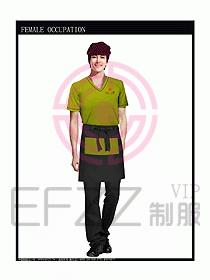 快餐服務(wù)生制服設(shè)計(jì)圖170