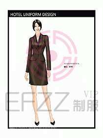 酒店經理服裝設計圖326