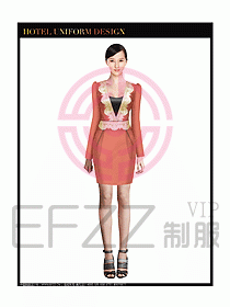 女秋冬職業(yè)裝設計圖881